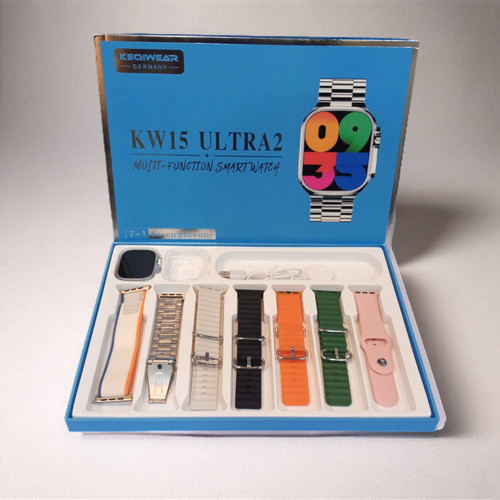 پک ساعت هوشمند KW15 ULTRA2 به همراه کاور محافظ