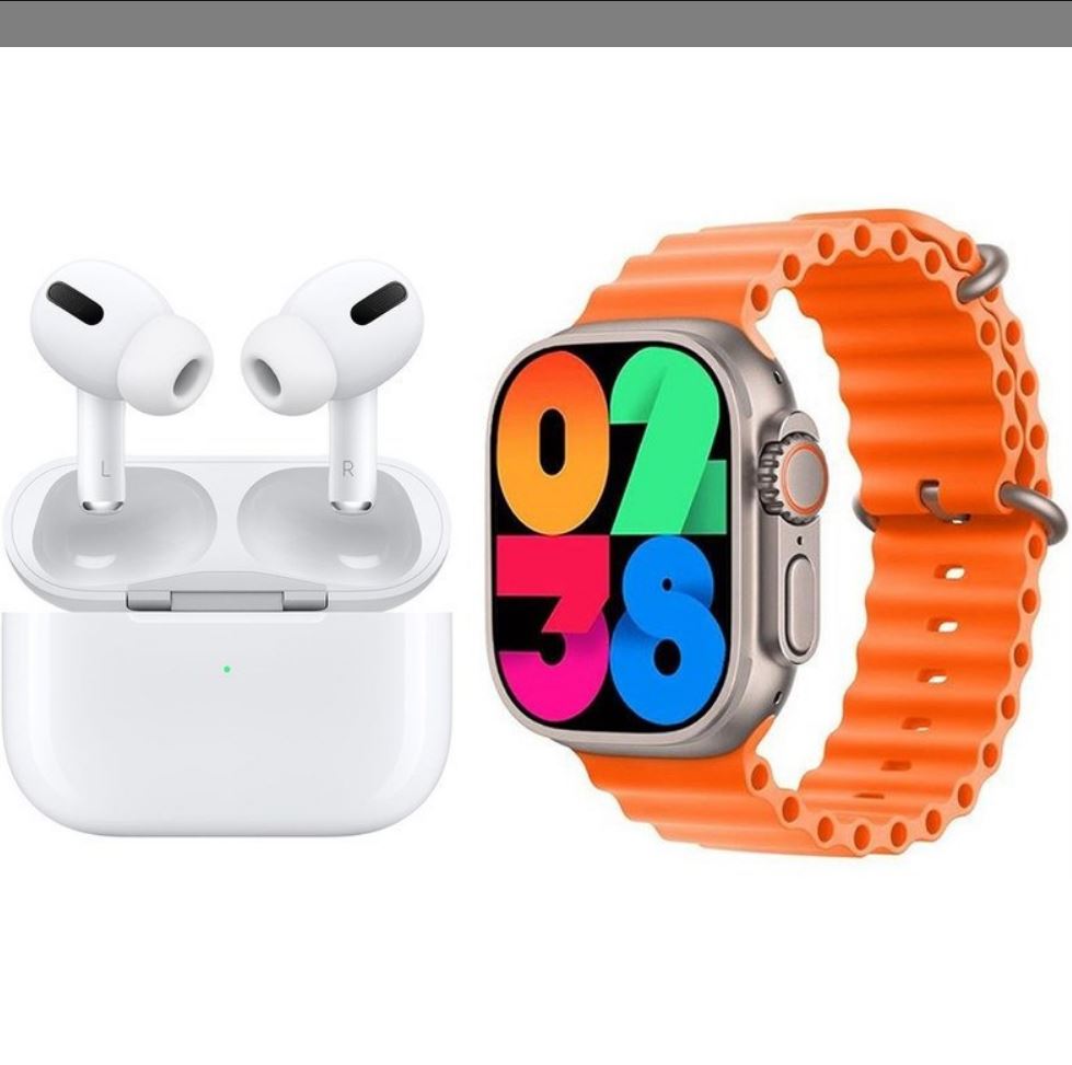 پک ساعت هوشمند اولترا 7 بند همراه ایرپاد 2 پرو